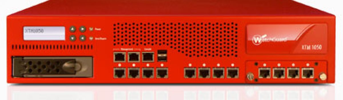 WatchGuard XTM 1050 – Firewall hasta 5000 usuarios alta disponibilidad